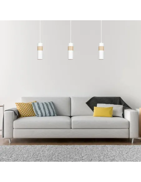 Lampa wisząca AKARI 1 WHITE EMIBIG