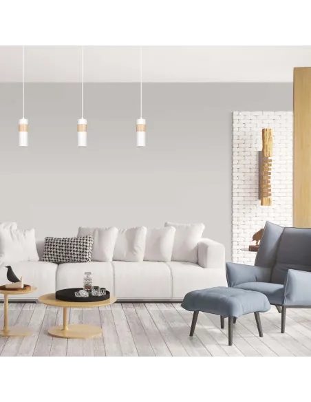 Lampa wisząca AKARI 1 WHITE EMIBIG