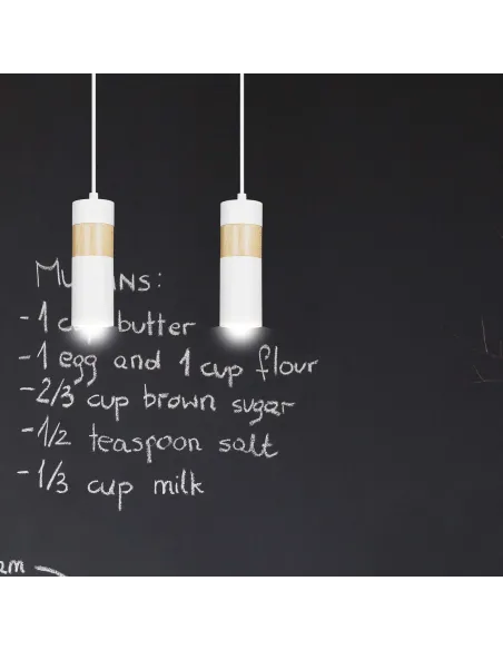 Lampa wisząca AKARI 2 WHITE EMIBIG