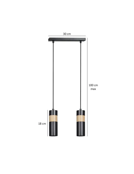 Lampa wisząca AKARI 2 EMIBIG