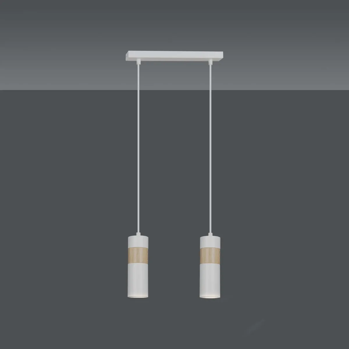 Lampa wisząca AKARI 2 WHITE EMIBIG