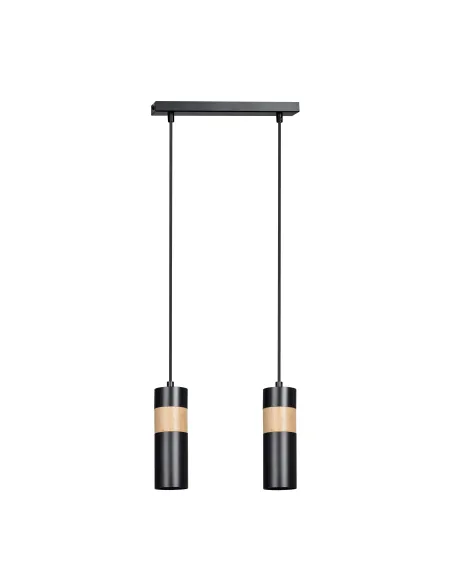 Lampa wisząca AKARI 2 BLACK EMIBIG