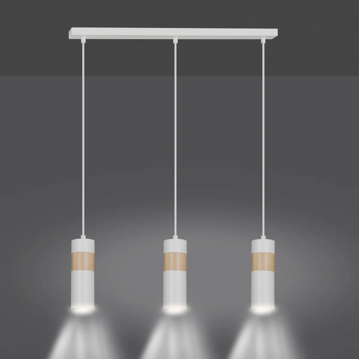 Lampa wisząca AKARI 3 WHITE EMIBIG