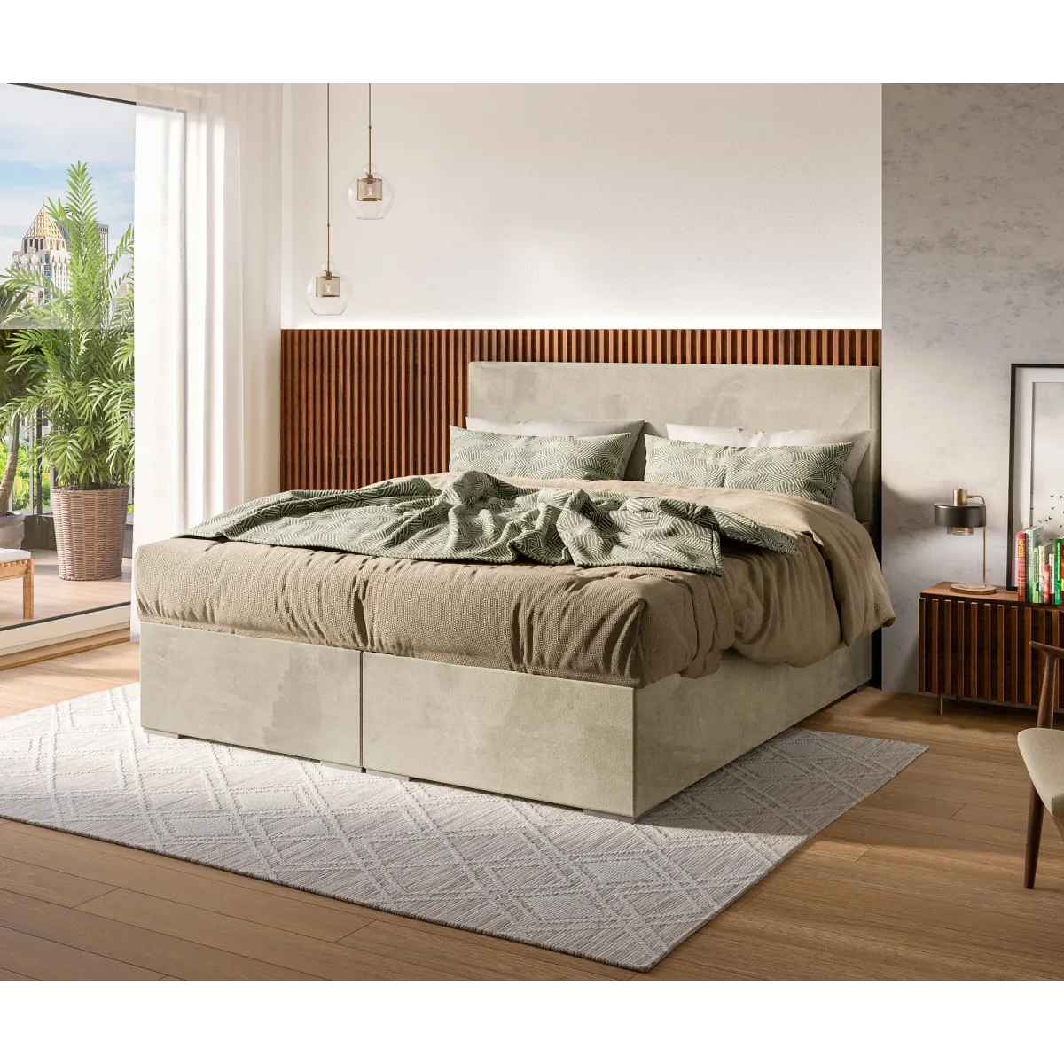 Łóżko kontynentalne LEMO LAVERTO