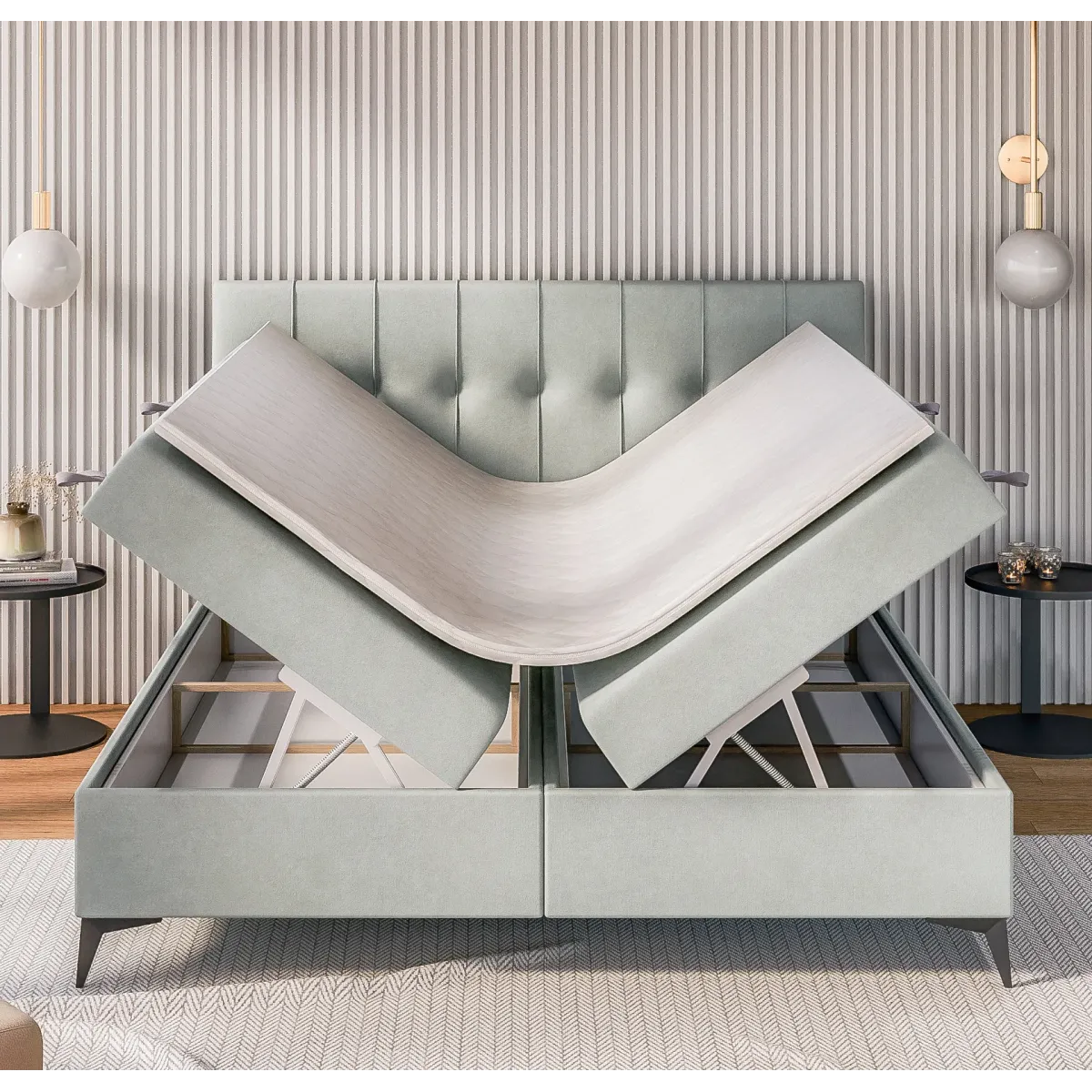 Łóżko kontynentalne LINE LAVERTO