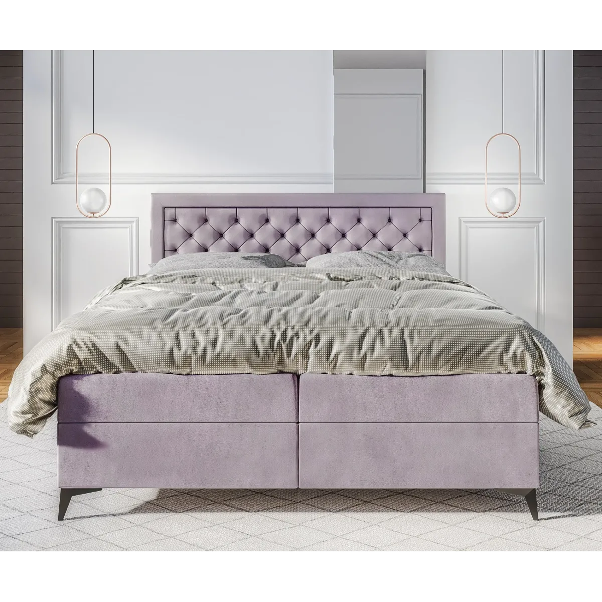 Łóżko kontynentalne LUIZA LAVERTO