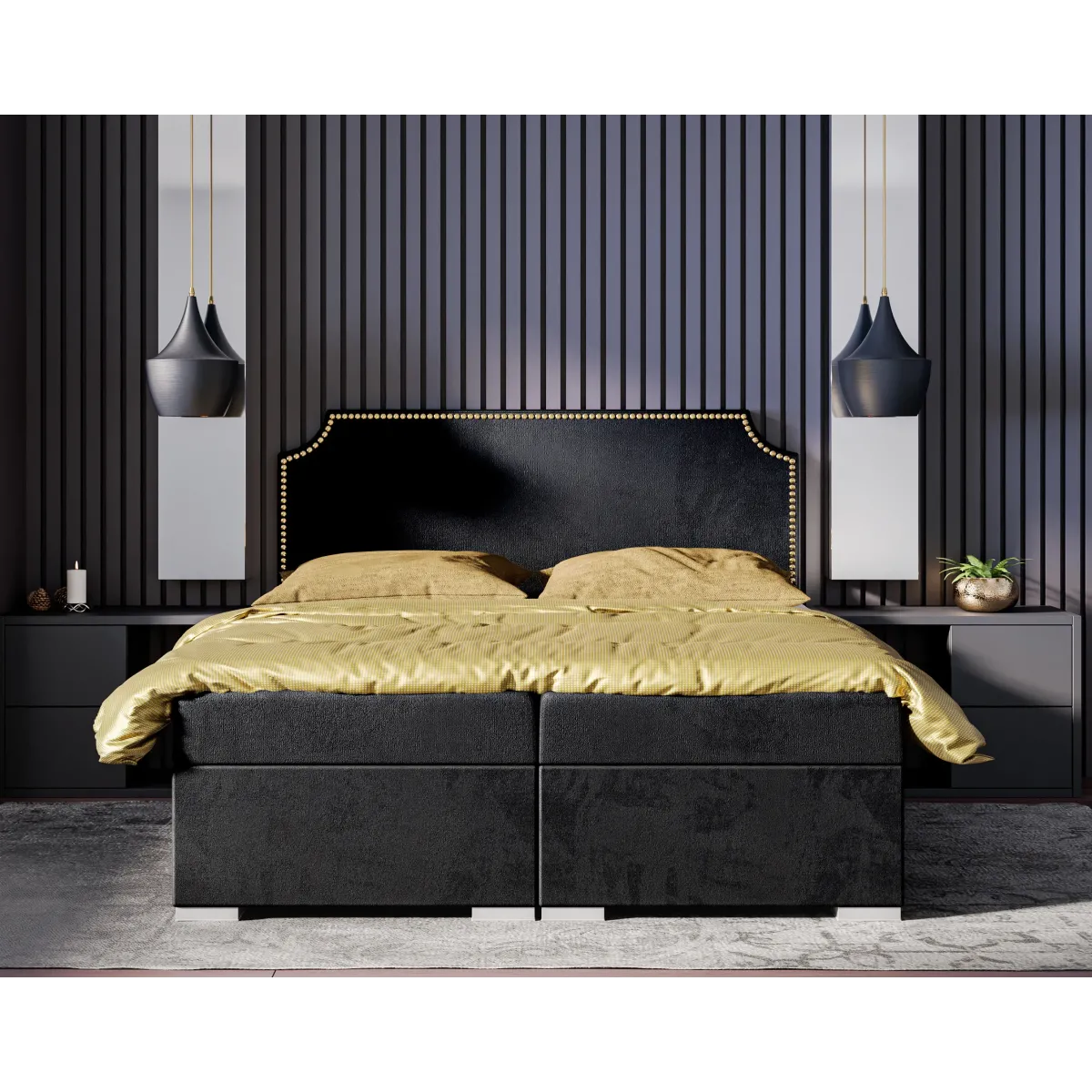 Łóżko kontynentalne LUPO LAVERTO