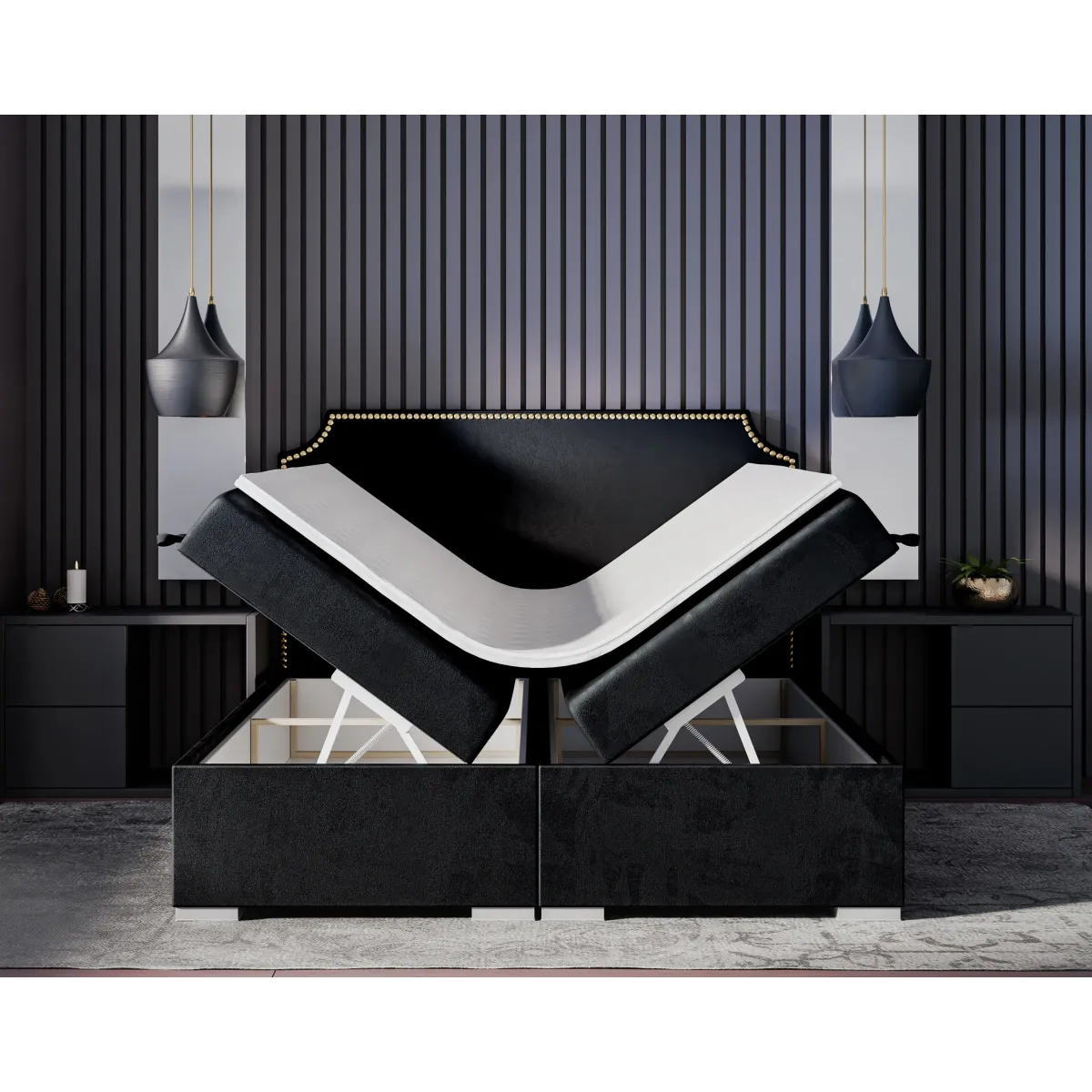 Łóżko kontynentalne LUPO LAVERTO