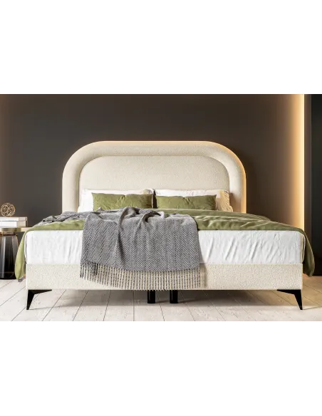 Łóżko kontynentalne MELA LAVERTO