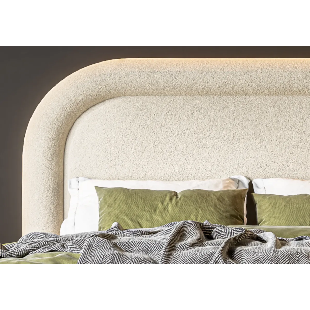 Łóżko kontynentalne MELA LAVERTO