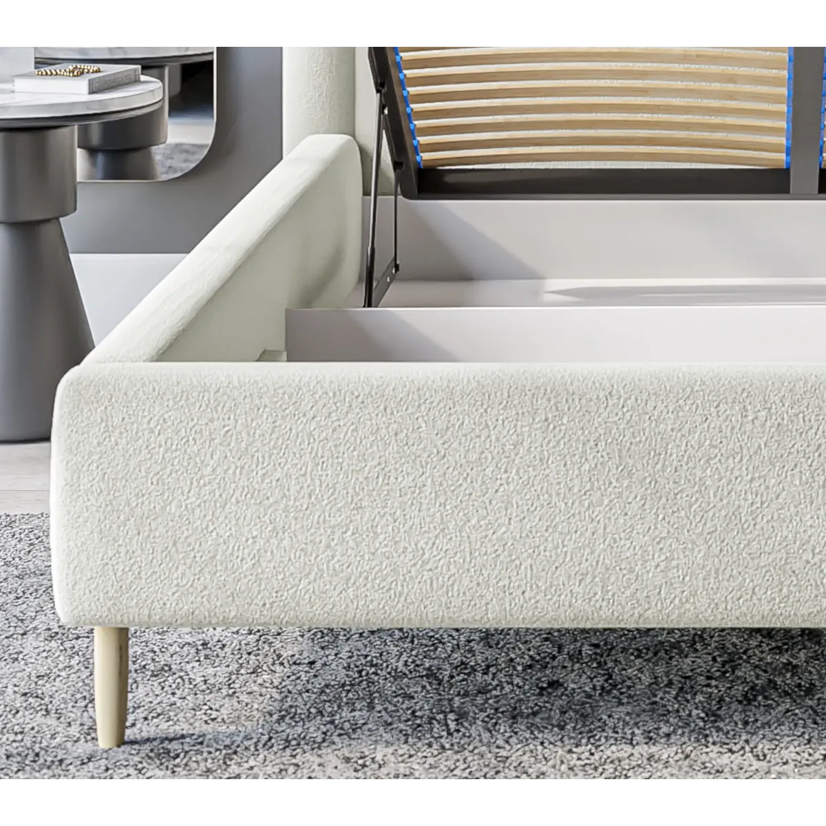 Łóżko tapicerowane MELANY LAVERTO PODNOSZONE