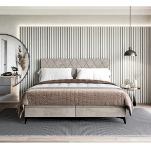 Łóżko kontynentalne MILO LAVERTO 2