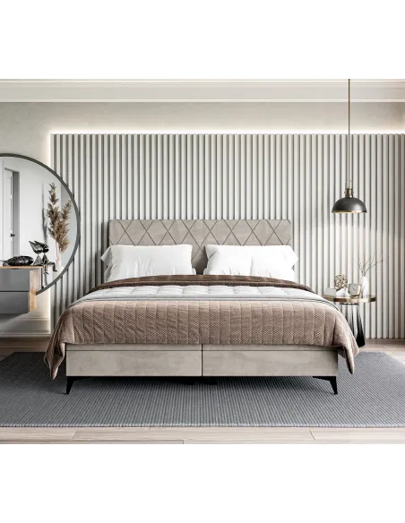 Łóżko kontynentalne MILO LAVERTO