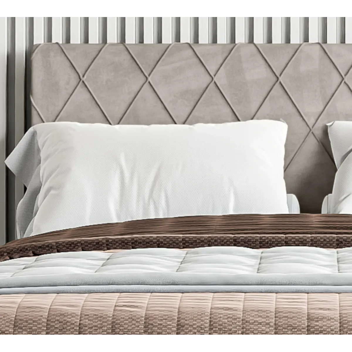 Łóżko kontynentalne MILO LAVERTO