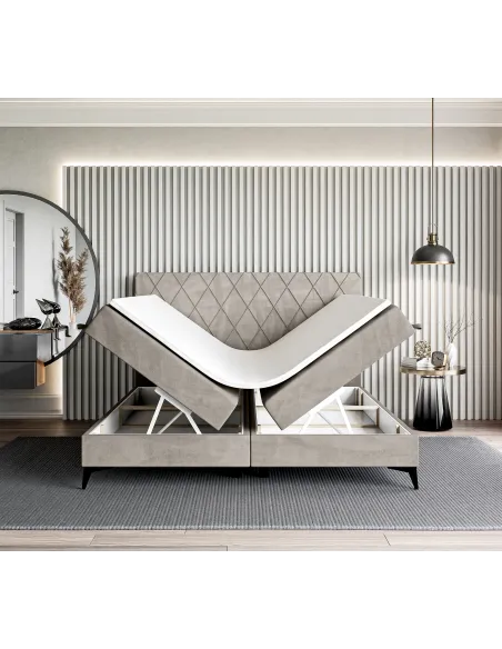 Łóżko kontynentalne MILO LAVERTO