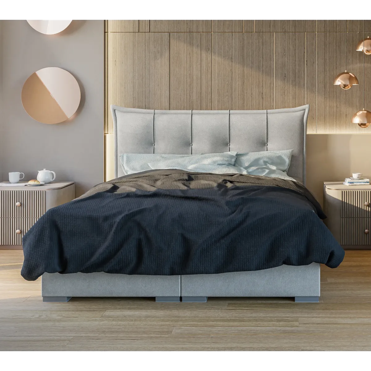 Łóżko kontynentalne MIRACLE LAVERTO