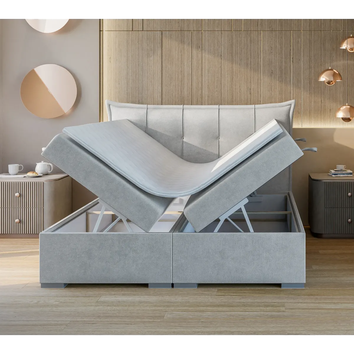 Łóżko kontynentalne MIRACLE LAVERTO