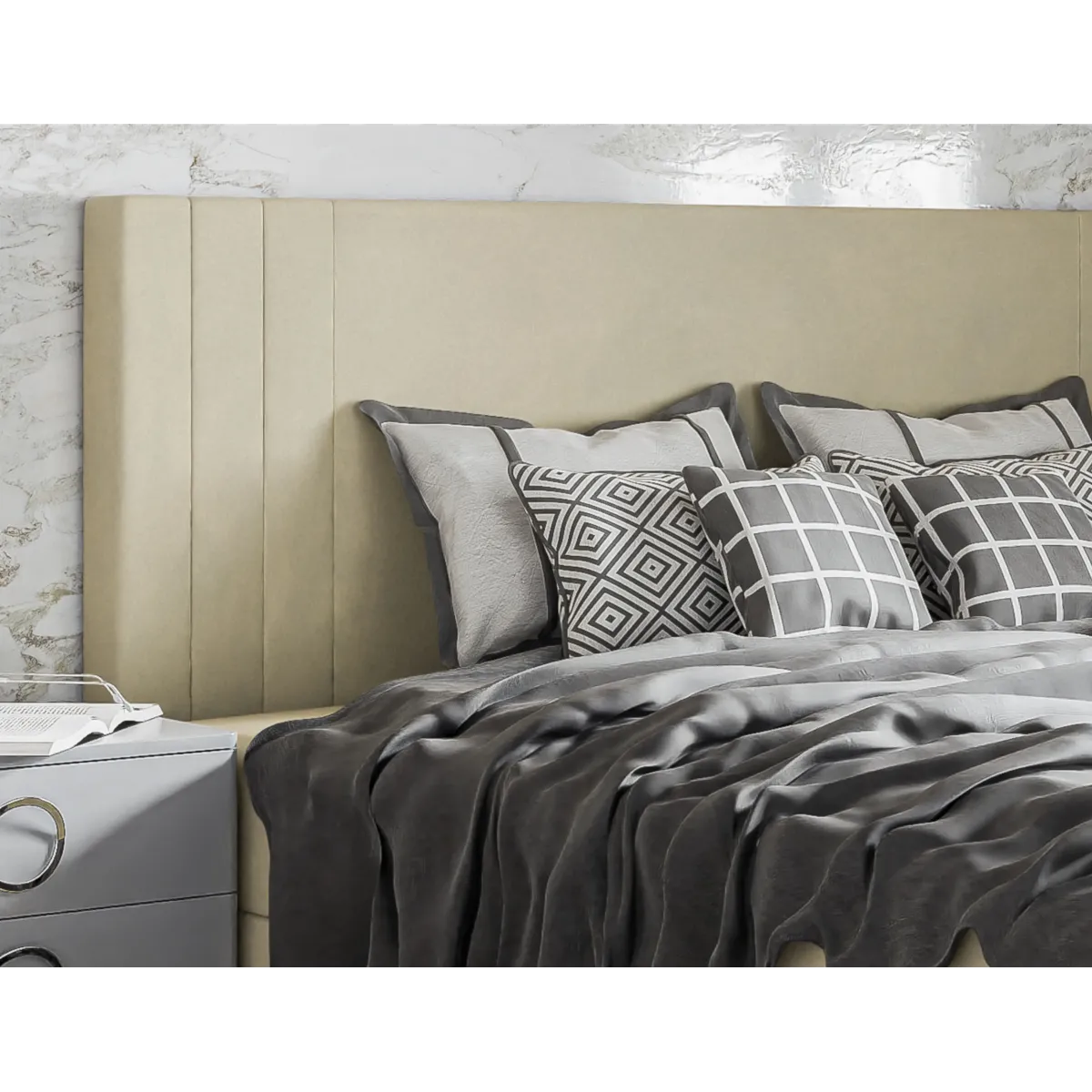 Łóżko kontynentalne MORANO LAVERTO