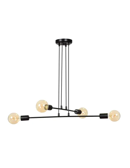 lampa wisząca MULTIPO 4 BLACK EMIBIG