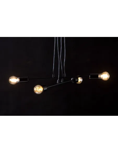 lampa wisząca MULTIPO 4 BLACK EMIBIG
