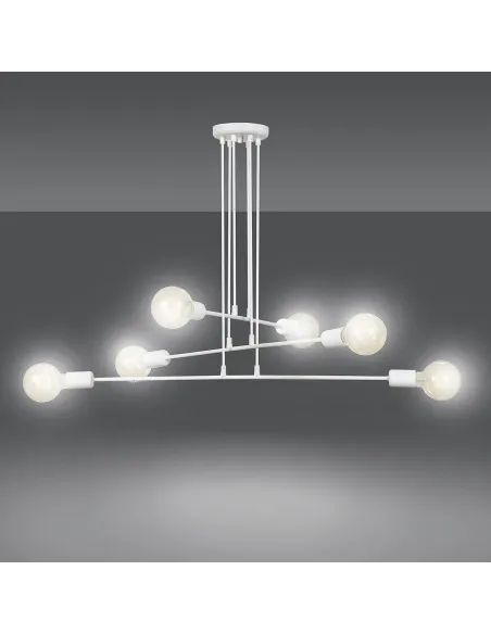 Lampa wisząca MULTIPO 6 WHITE EMIBIG