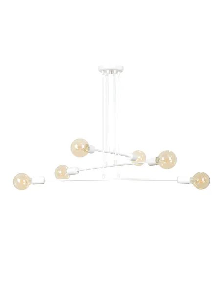 Lampa wisząca MULTIPO 6 WHITE EMIBIG