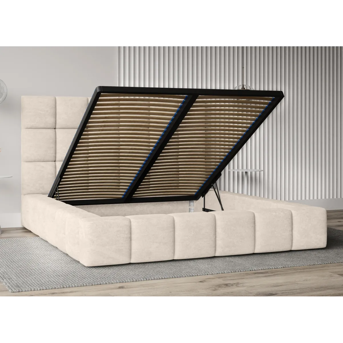 Łóżko tapicerowane OZAN LAVERTO