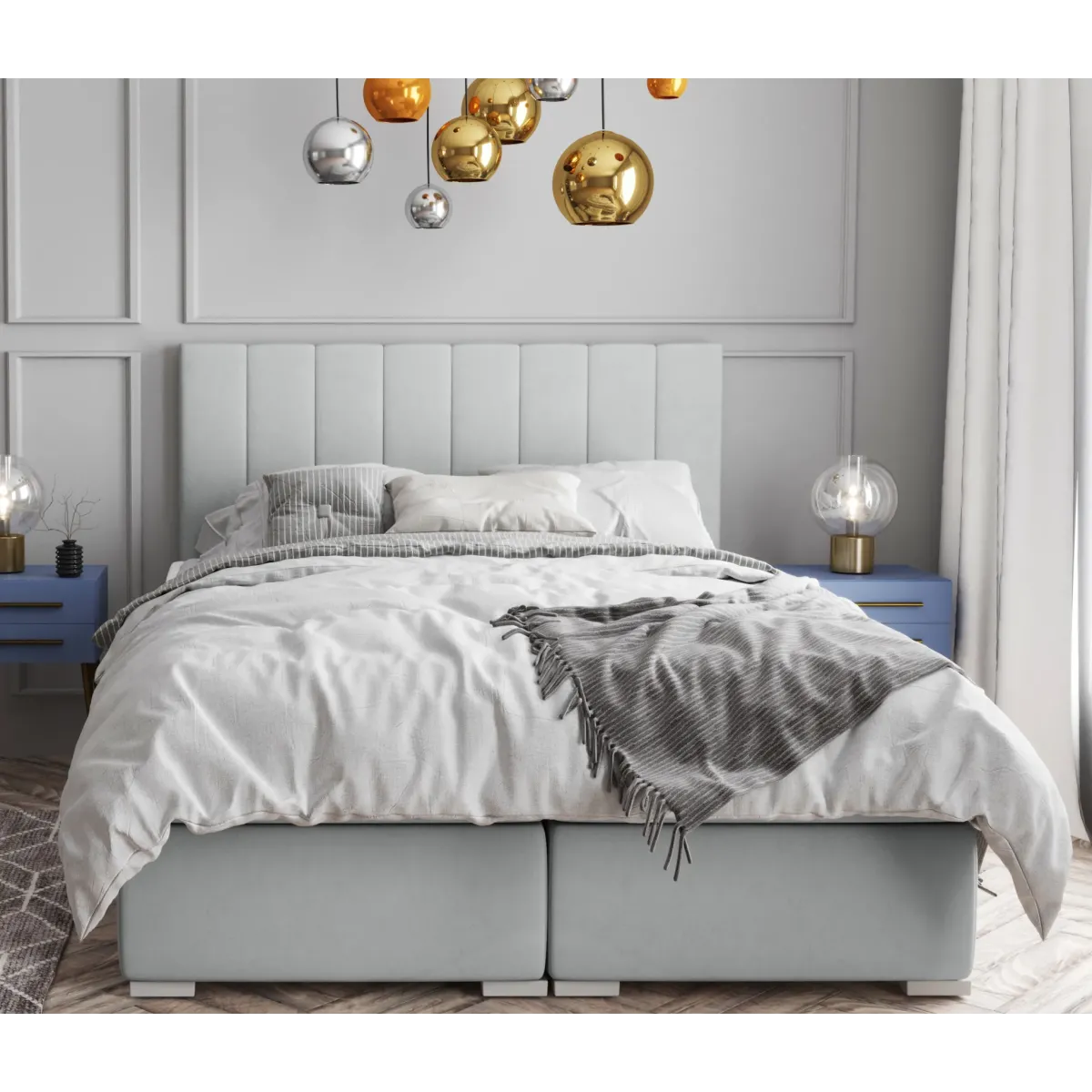 Łóżko kontynentalne PURO LAVERTO