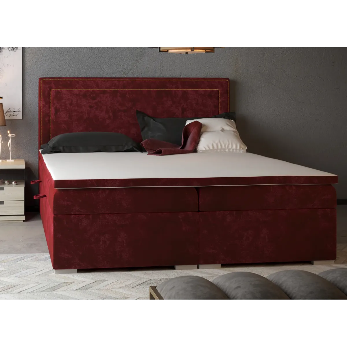 Łóżko kontynentalne QUARTO LAVERTO