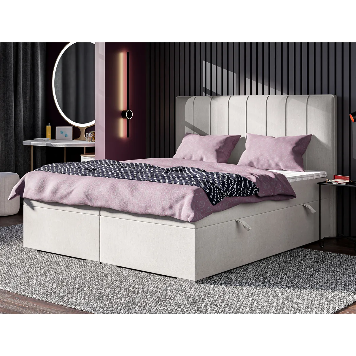 Łóżko kontynentalne RALLY LAVERTO