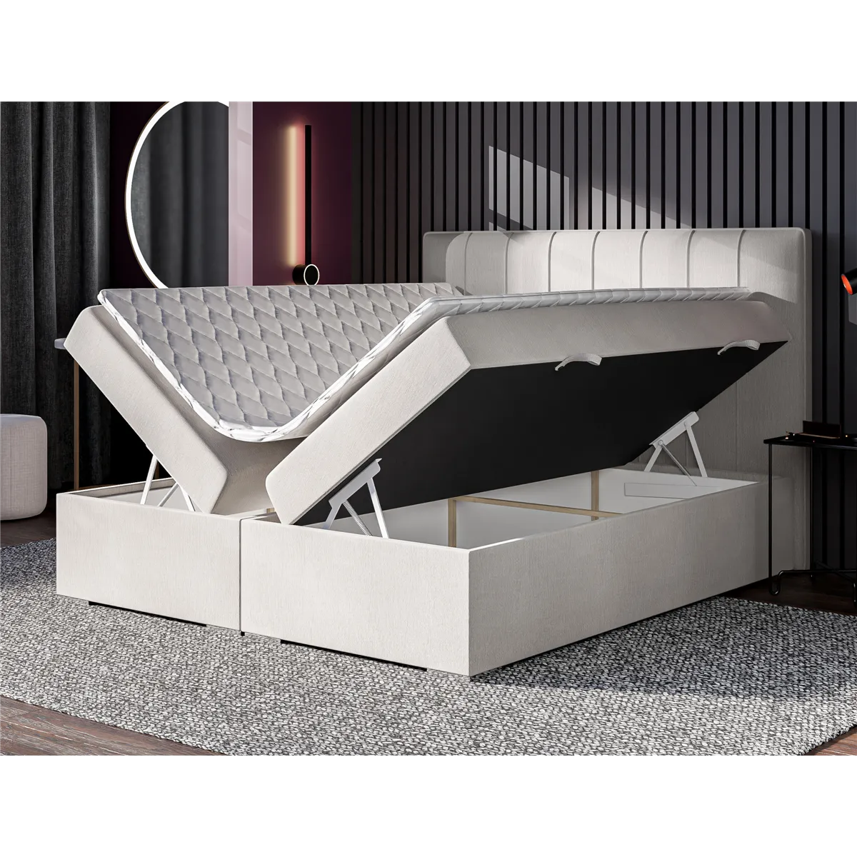 Łóżko kontynentalne RALLY LAVERTO