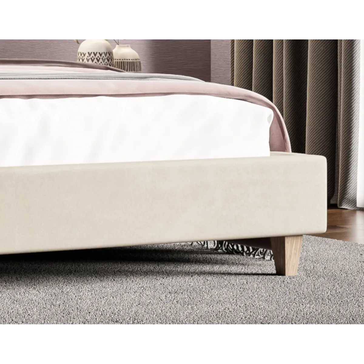 Łóżko tapicerowane SLIM LAVERTO