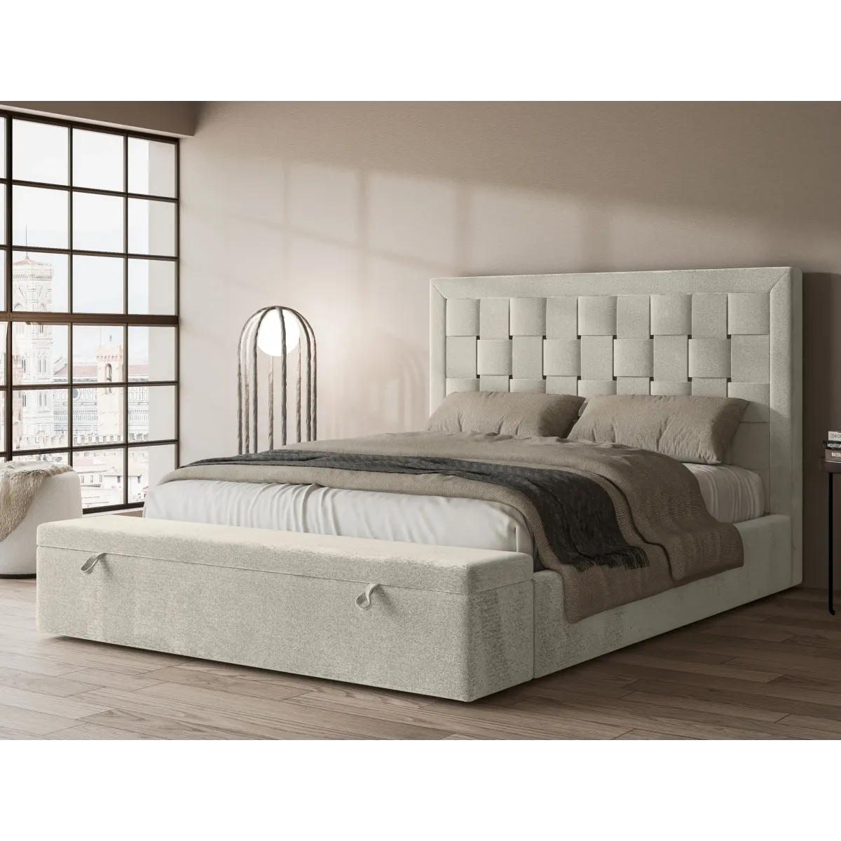 Łóżko tapicerowane TESSA LAVERTO PODNOSZONE