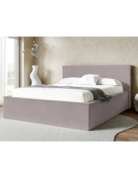 Łóżko tapicerowane VELVET LAVERTO PODNOSZONE