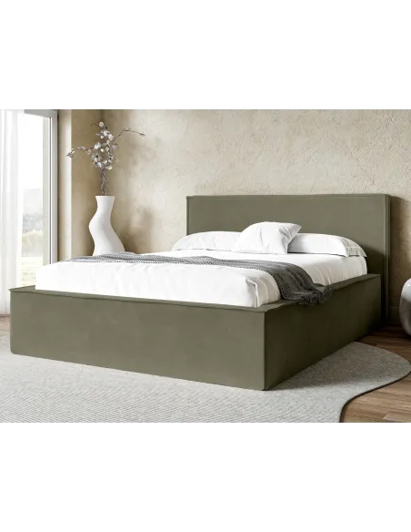 Łóżko tapicerowane VELVET LAVERTO PODNOSZONE