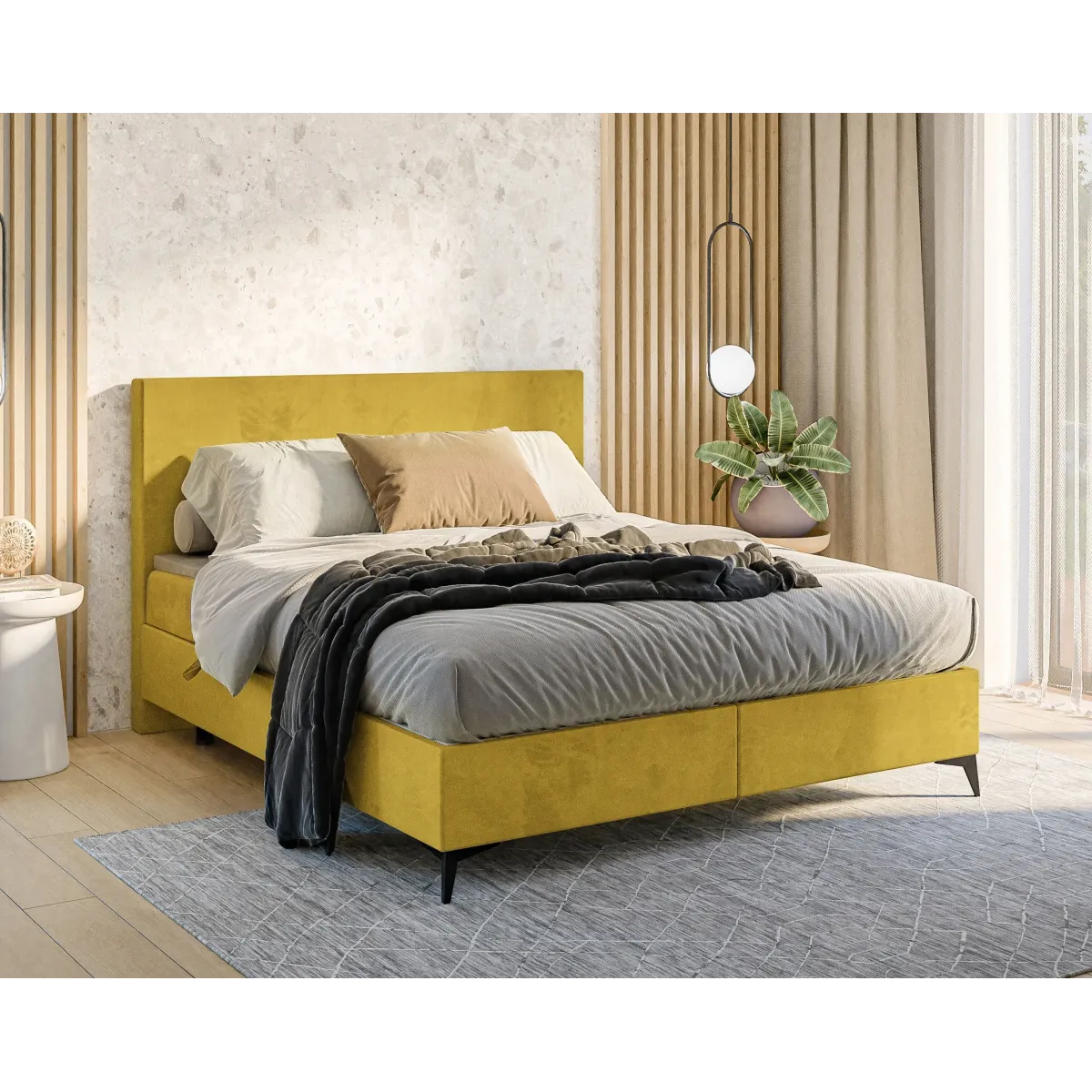 Łóżko kontynentalne RIO LAVERTO PODNOSZONE