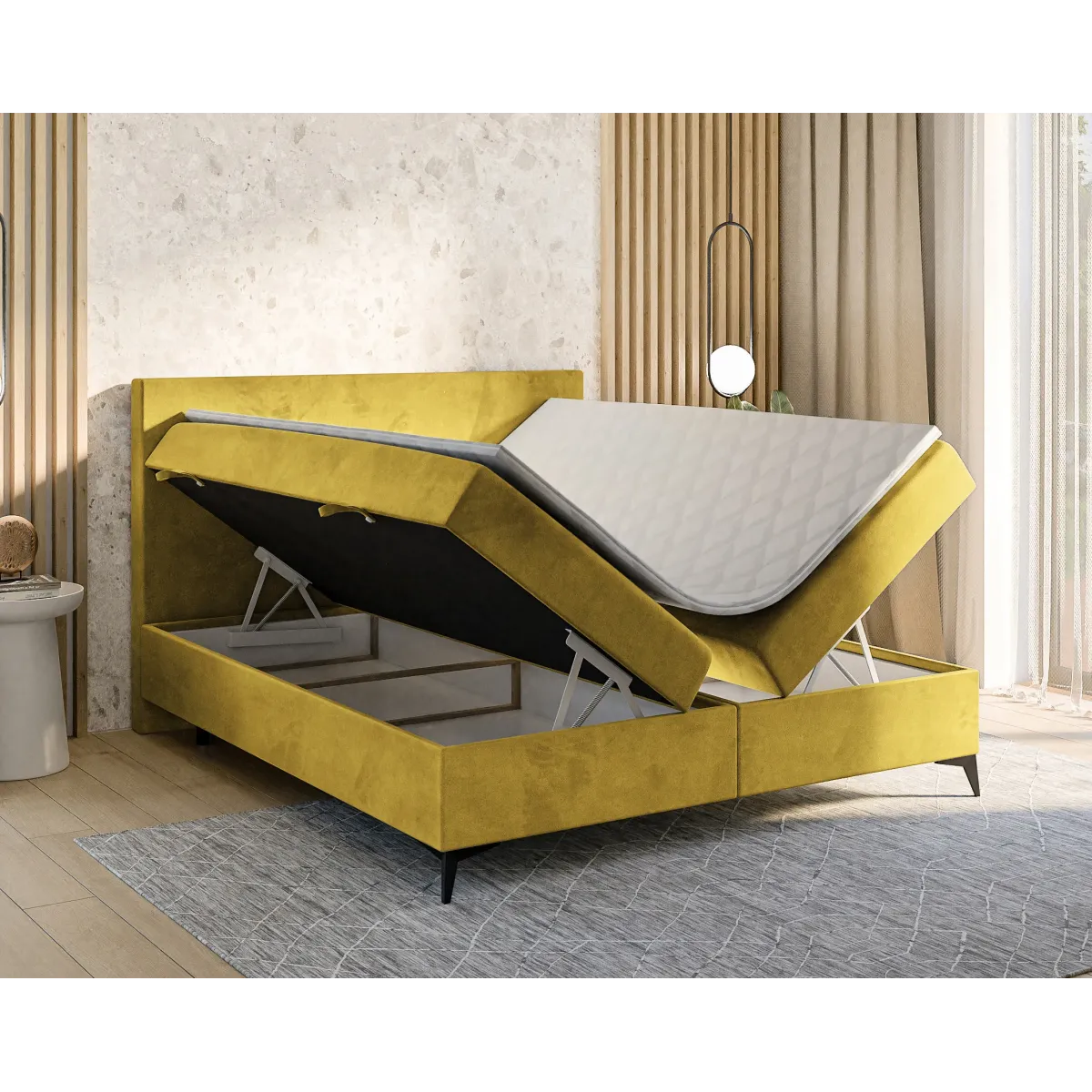 Łóżko kontynentalne RIO LAVERTO PODNOSZONE