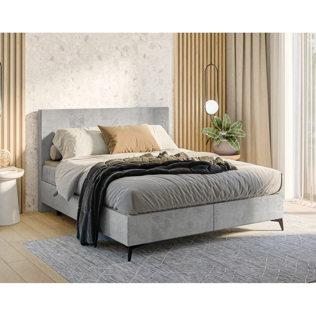 Łóżko kontynentalne RIO LAVERTO PODNOSZONE