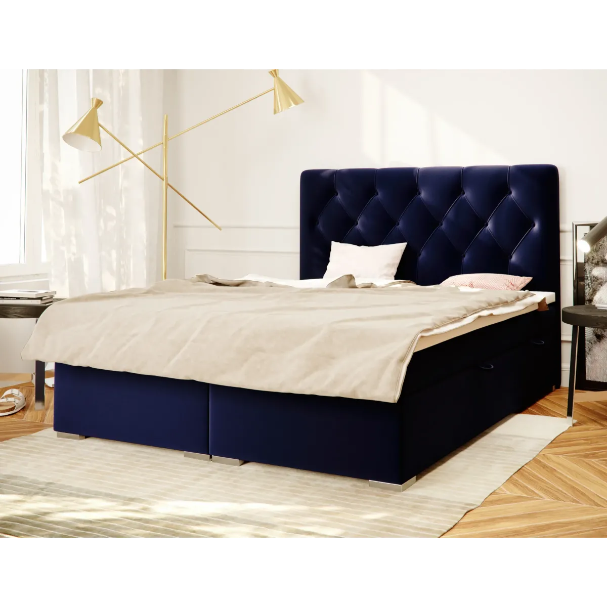 Łóżko kontynentalne ROMA LAVERTO PODNOSZONE