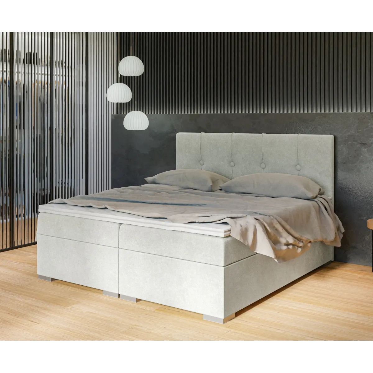 Łóżko kontynentalne RULE LAVERTO PODNOSZONE