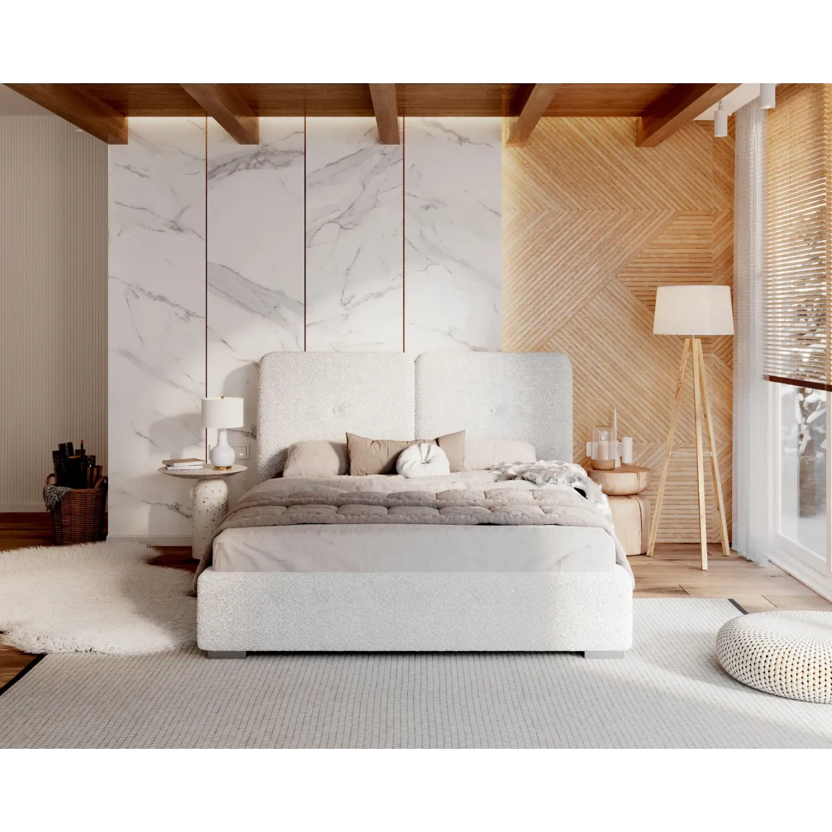 Łóżko tapicerowane BEDRETTO FDM podnoszone