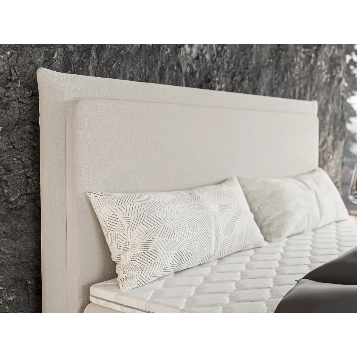 Łóżko kontynentalne TORRES LAVERTO PODNOSZONE