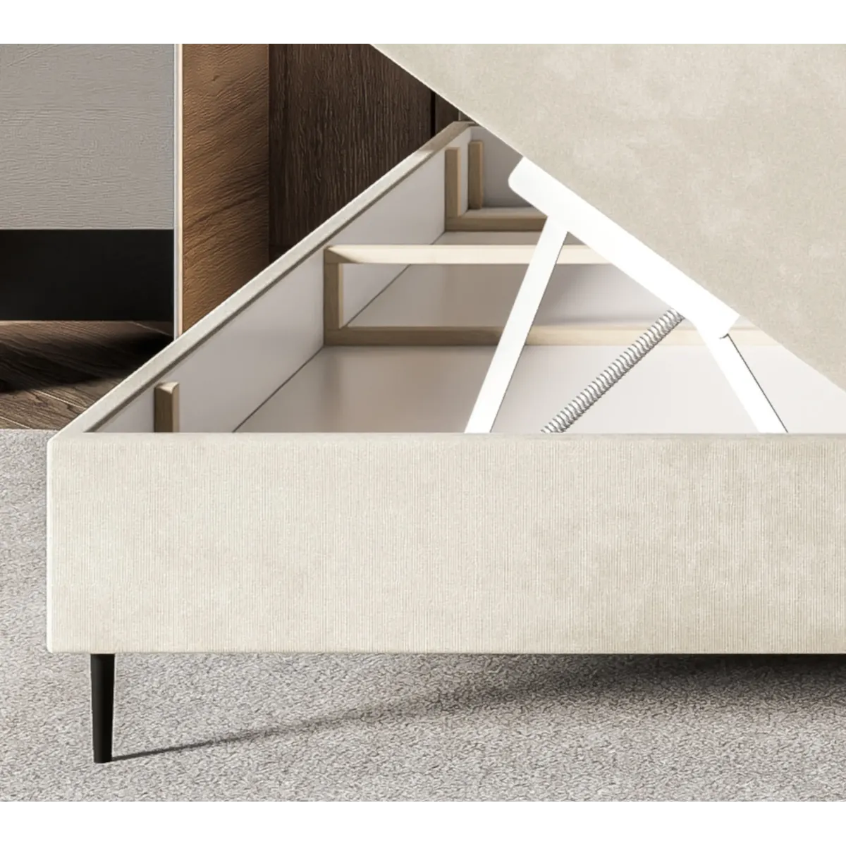 Łóżko kontynentalne VILANO LAVERTO PODNOSZONE