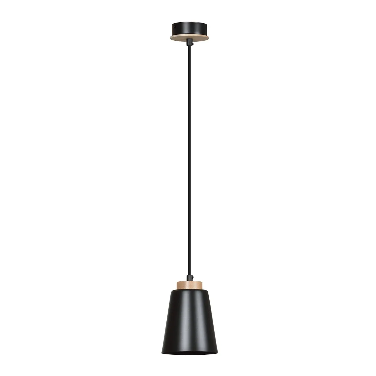 Lampa wisząca BOLERO 1 BLACK EMIBIG
