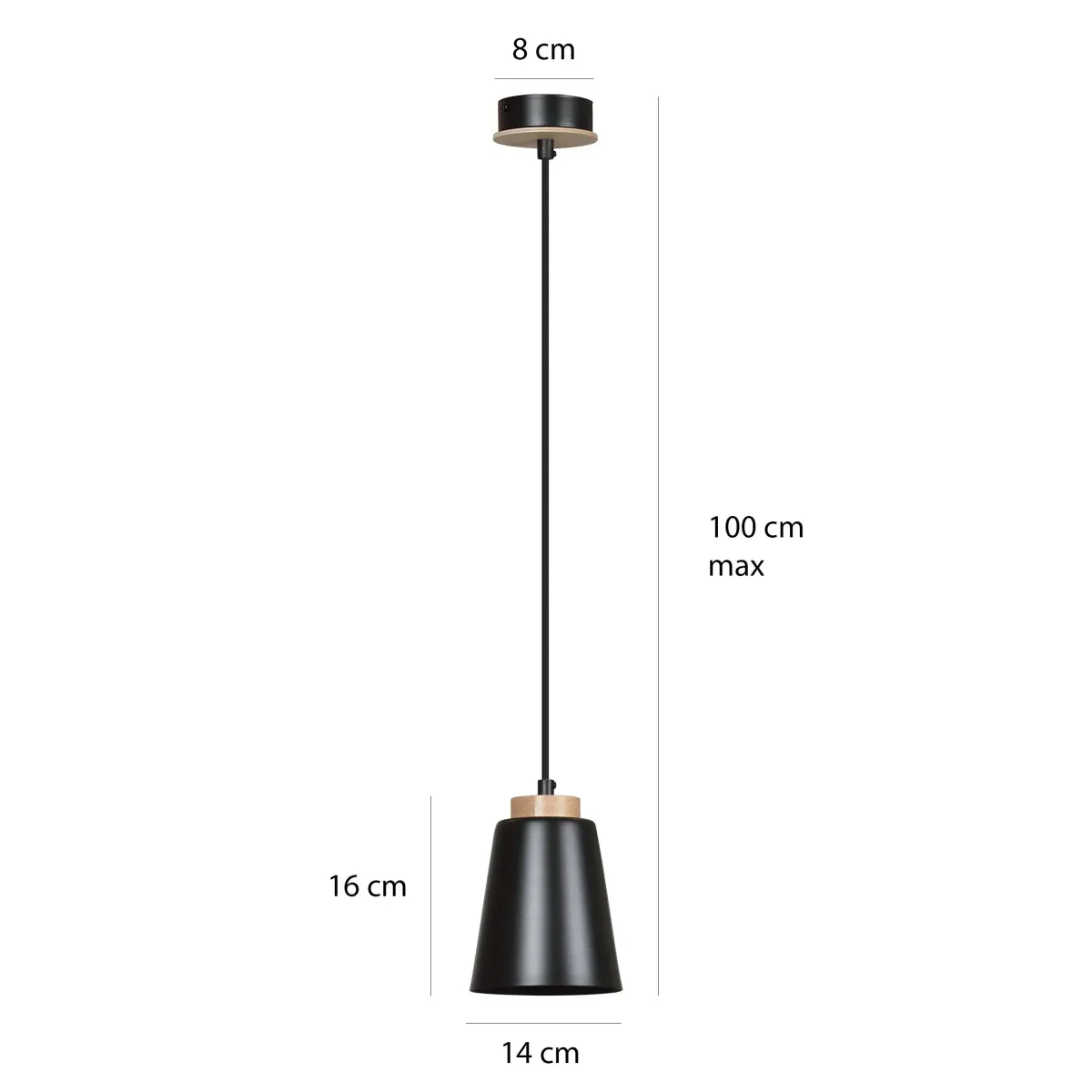 Lampa wisząca BOLERO 1 EMIBIG
