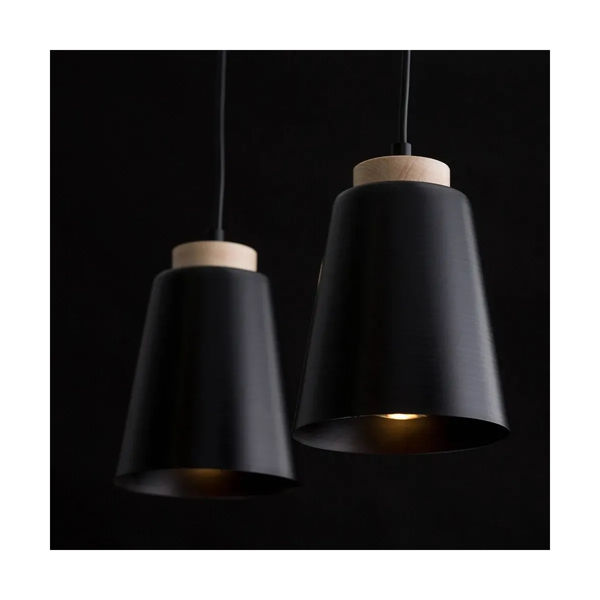 Lampa wisząca BOLERO 1 BLACK EMIBIG