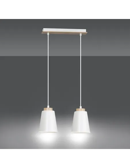 Lampa wisząca BOLERO 2 WHITE EMIBIG