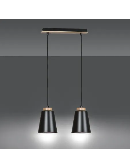Lampa wisząca BOLERO 2 BLACK EMIBIG