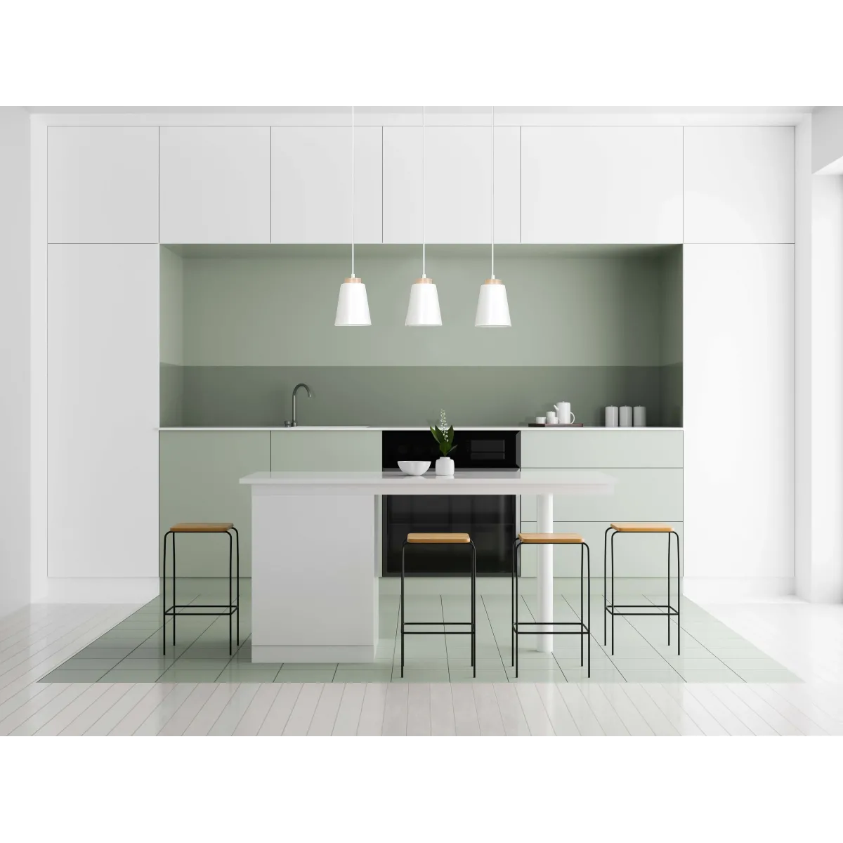 Lampa wisząca BOLERO 3 WHITE EMIBIG