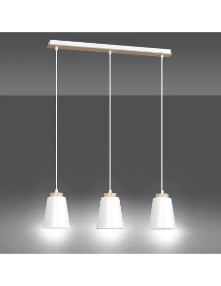 Lampa wisząca BOLERO 3 WHITE EMIBIG